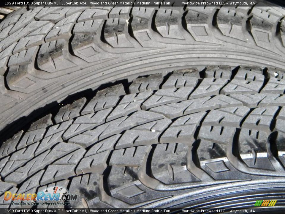 1999 Ford F350 Super Duty XLT SuperCab 4x4 Woodland Green Metallic / Medium Prairie Tan Photo #26