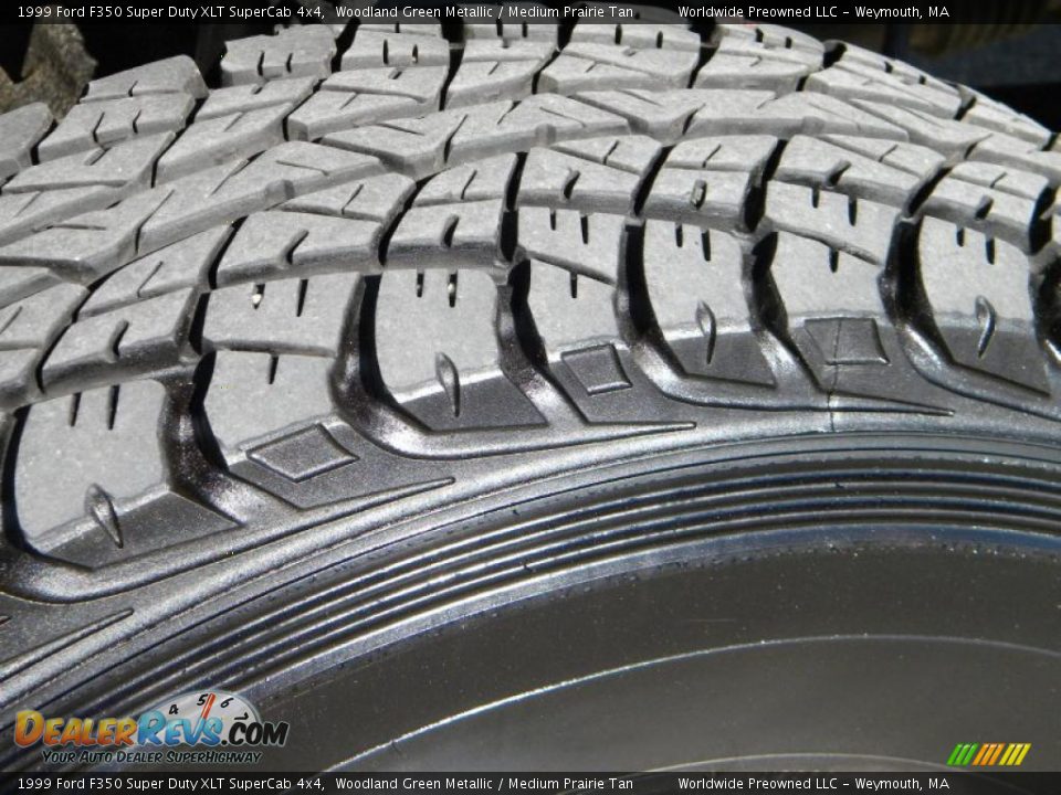 1999 Ford F350 Super Duty XLT SuperCab 4x4 Woodland Green Metallic / Medium Prairie Tan Photo #28