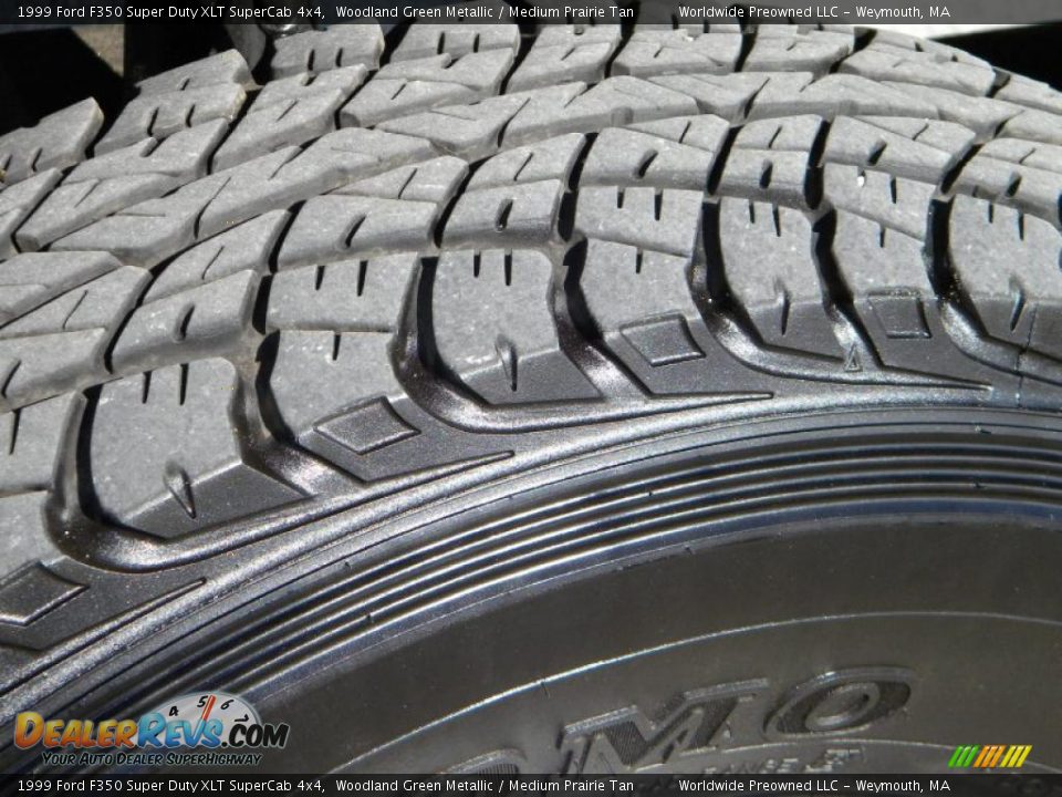 1999 Ford F350 Super Duty XLT SuperCab 4x4 Woodland Green Metallic / Medium Prairie Tan Photo #30
