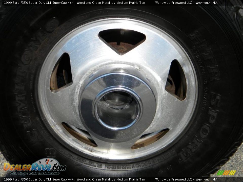 1999 Ford F350 Super Duty XLT SuperCab 4x4 Woodland Green Metallic / Medium Prairie Tan Photo #31