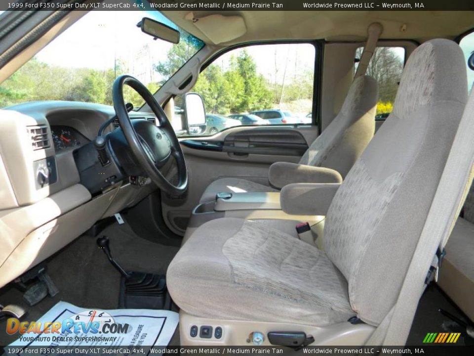 Medium Prairie Tan Interior - 1999 Ford F350 Super Duty XLT SuperCab 4x4 Photo #34