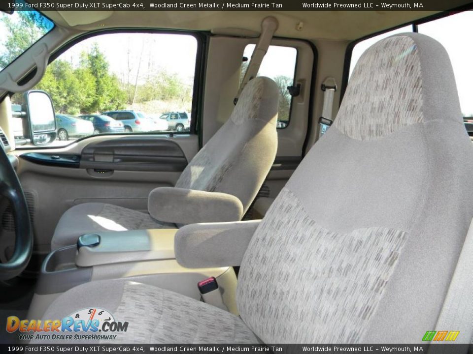 Medium Prairie Tan Interior - 1999 Ford F350 Super Duty XLT SuperCab 4x4 Photo #35