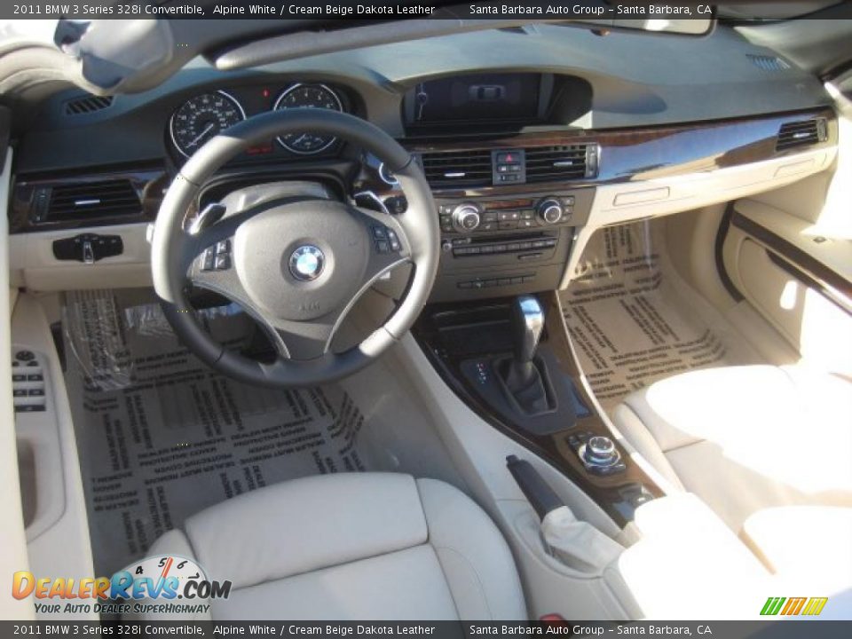 Cream Beige Dakota Leather Interior 2011 Bmw 3 Series 328i