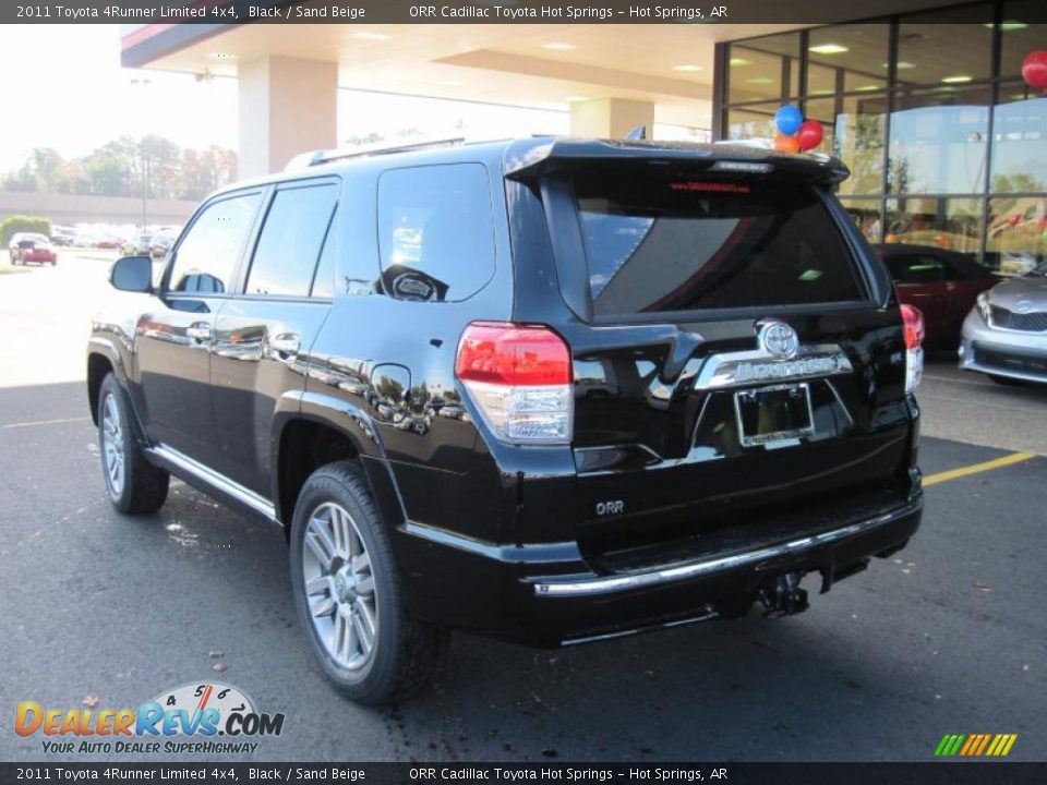 2011 Toyota 4Runner Limited 4x4 Black / Sand Beige Photo #3