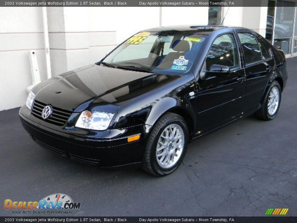 Front 3/4 View of 2003 Volkswagen Jetta Wolfsburg Edition 1.8T Sedan Photo #7