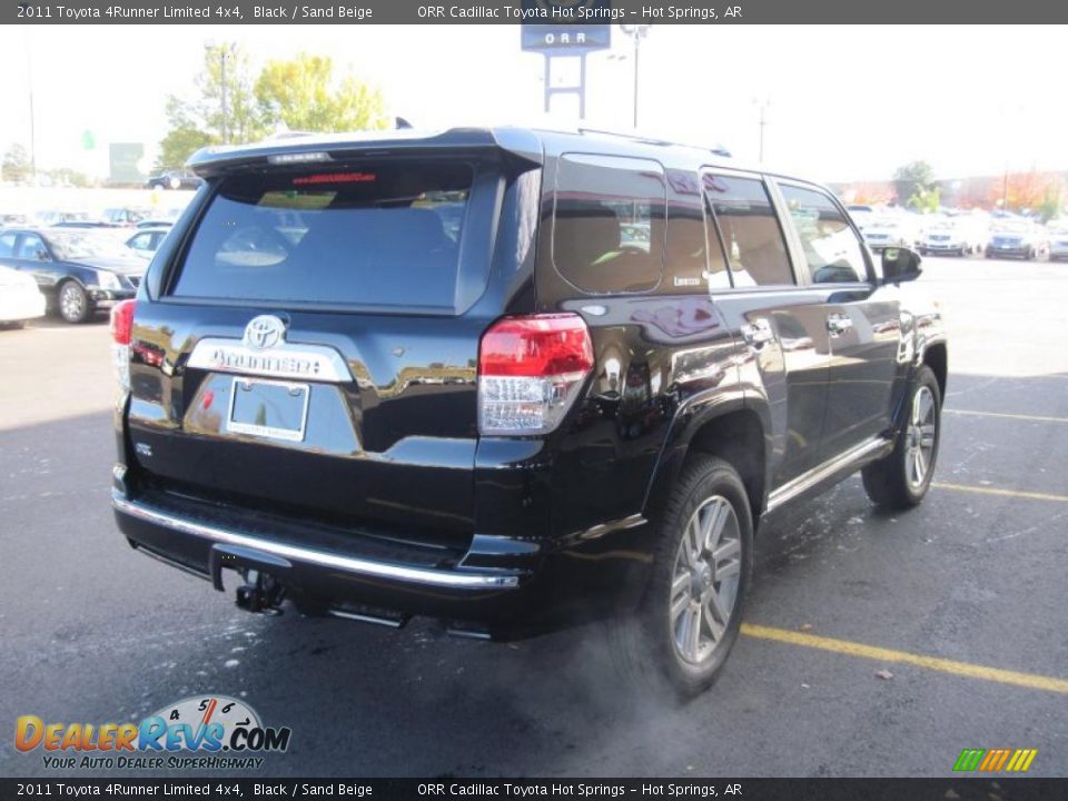 2011 Toyota 4Runner Limited 4x4 Black / Sand Beige Photo #5