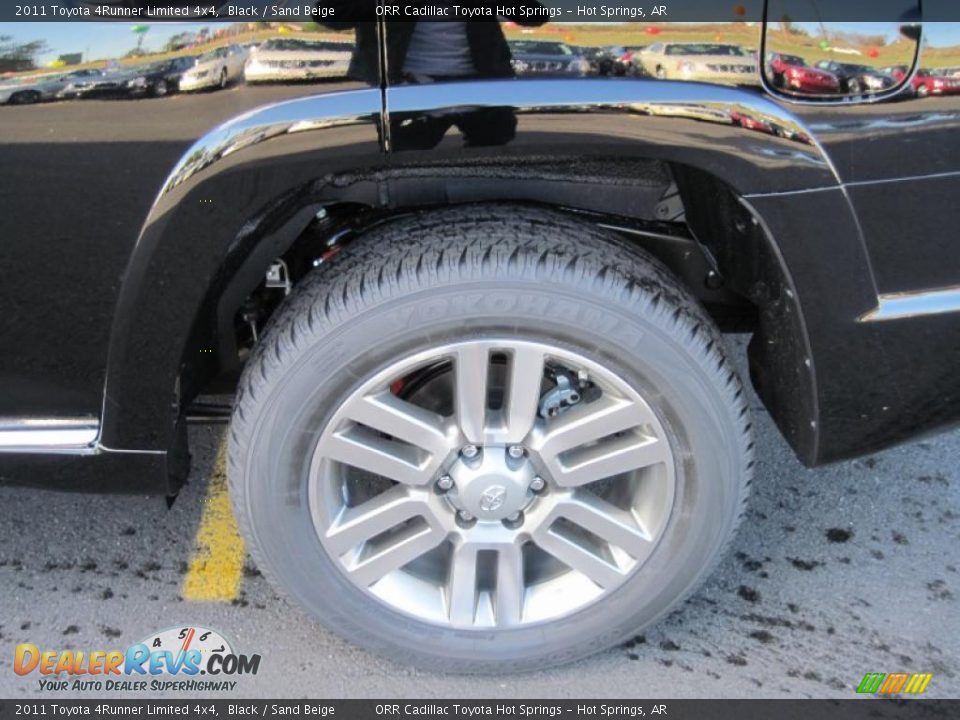 2011 Toyota 4Runner Limited 4x4 Black / Sand Beige Photo #10