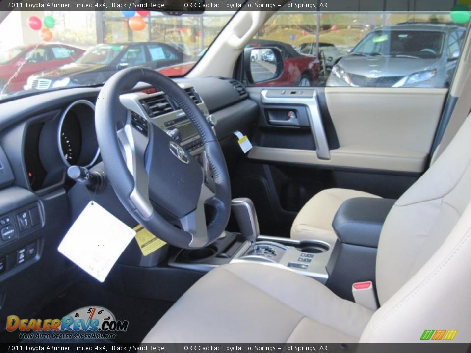 Sand Beige Interior - 2011 Toyota 4Runner Limited 4x4 Photo #13