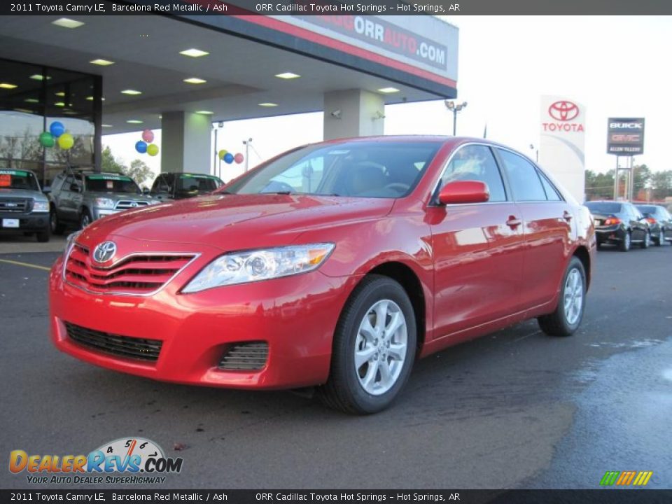2011 Toyota Camry LE Barcelona Red Metallic / Ash Photo #1