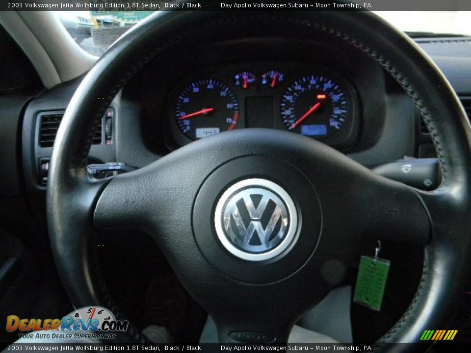 2003 Volkswagen Jetta Wolfsburg Edition 1.8T Sedan Steering Wheel Photo #26