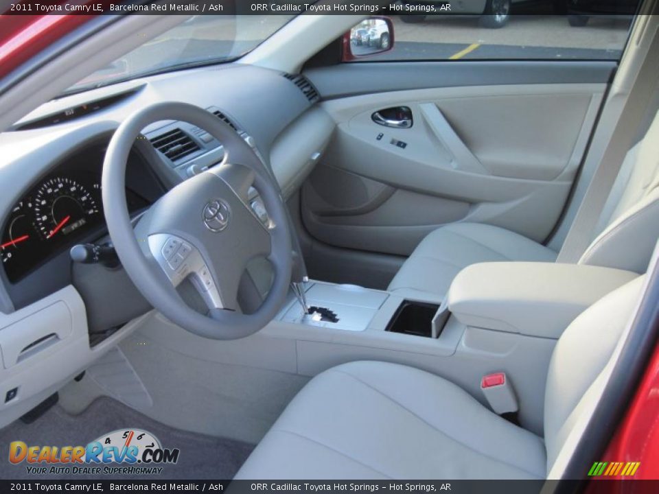 2011 Toyota Camry LE Barcelona Red Metallic / Ash Photo #13