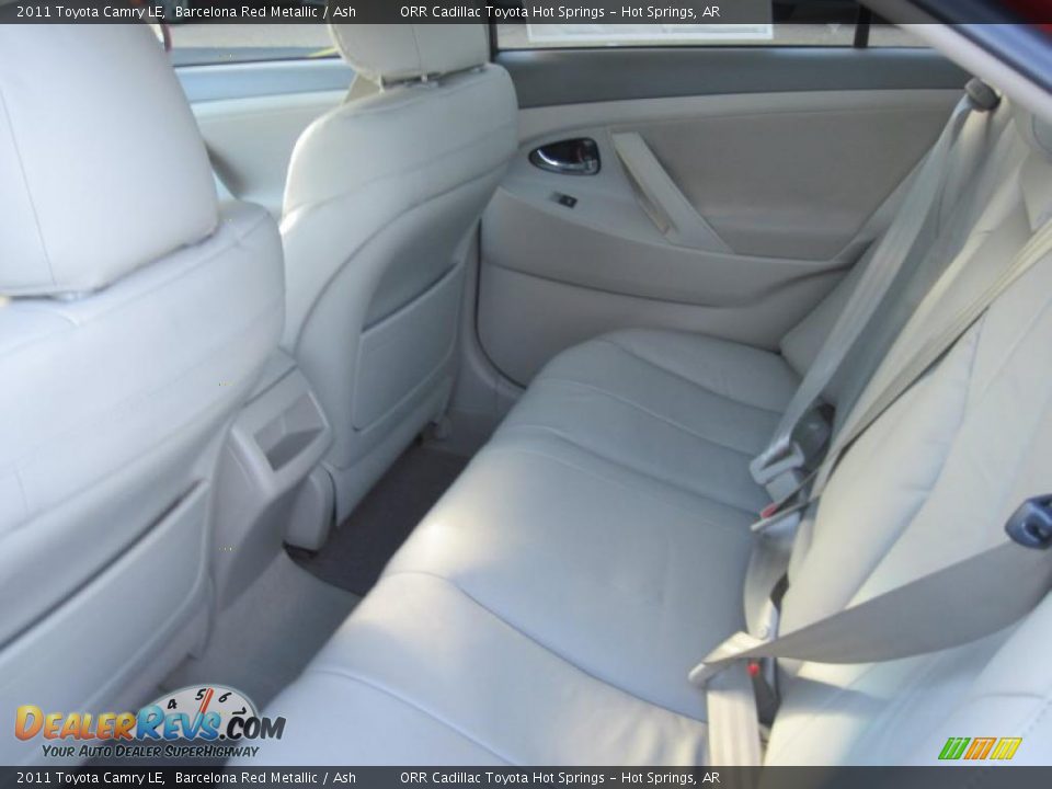 2011 Toyota Camry LE Barcelona Red Metallic / Ash Photo #14