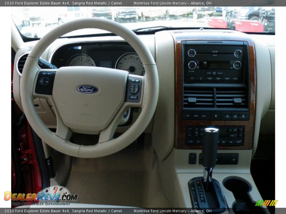 2010 Ford Explorer Eddie Bauer 4x4 Sangria Red Metallic / Camel Photo #11
