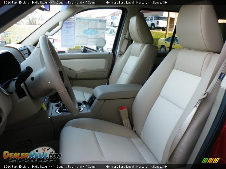 2010 Ford Explorer Eddie Bauer 4x4 Sangria Red Metallic / Camel Photo #12