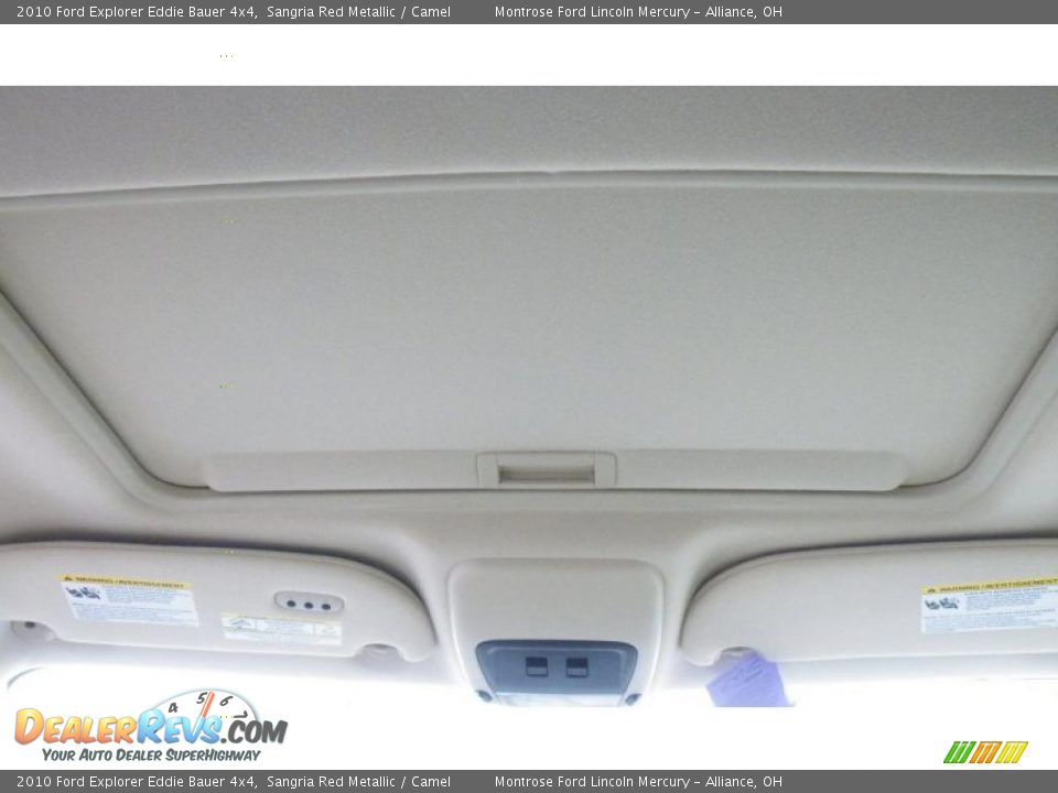 2010 Ford Explorer Eddie Bauer 4x4 Sangria Red Metallic / Camel Photo #15