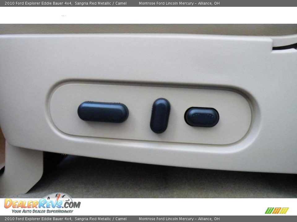 2010 Ford Explorer Eddie Bauer 4x4 Sangria Red Metallic / Camel Photo #16
