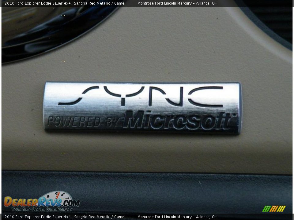 2010 Ford Explorer Eddie Bauer 4x4 Sangria Red Metallic / Camel Photo #22