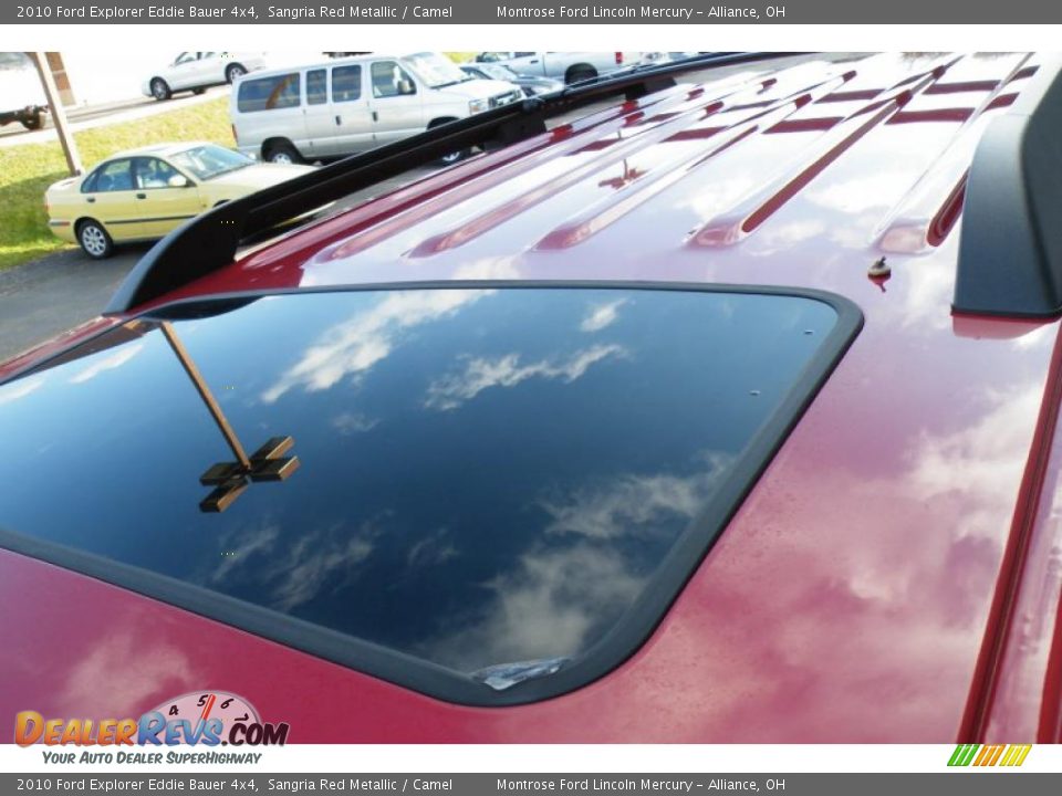 2010 Ford Explorer Eddie Bauer 4x4 Sangria Red Metallic / Camel Photo #23