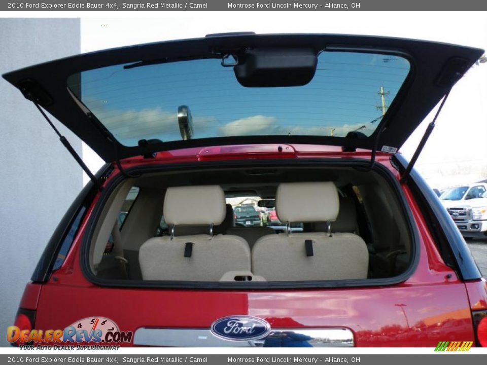 2010 Ford Explorer Eddie Bauer 4x4 Sangria Red Metallic / Camel Photo #28