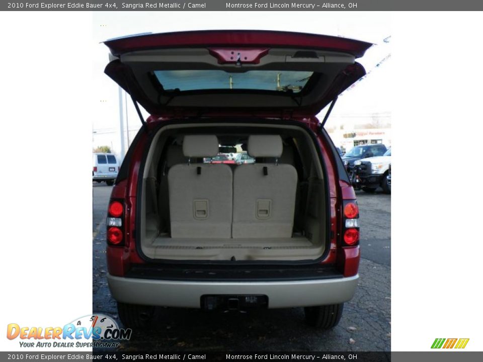 2010 Ford Explorer Eddie Bauer 4x4 Sangria Red Metallic / Camel Photo #29