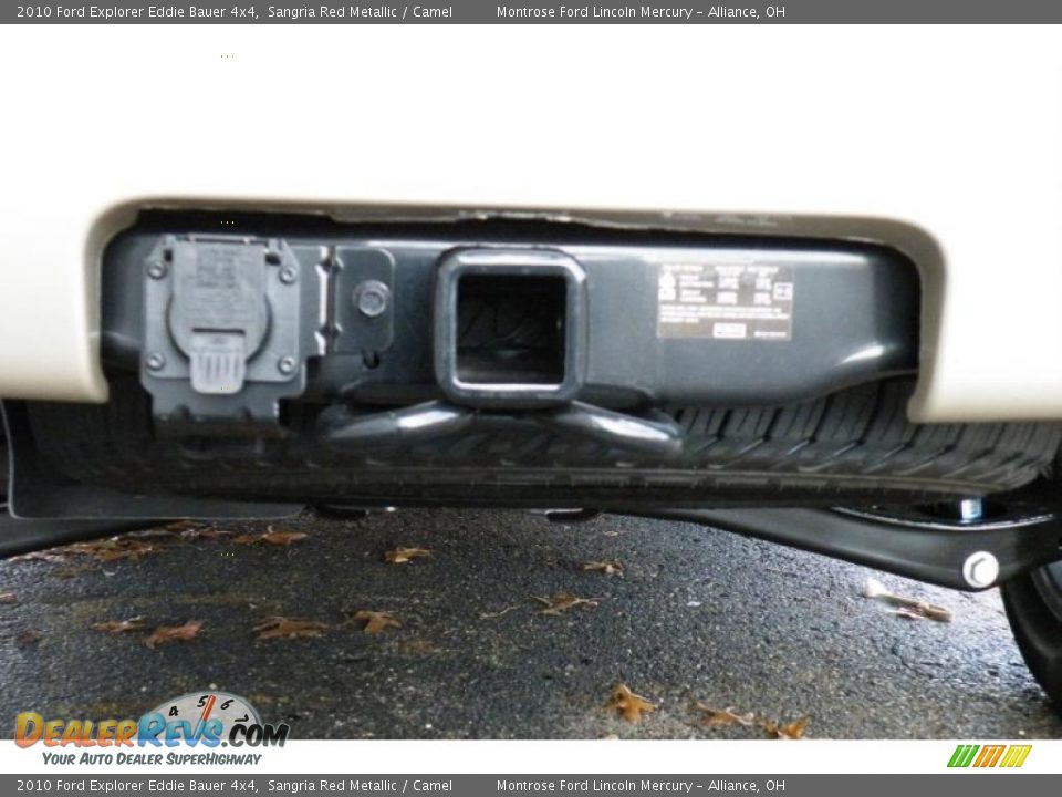 2010 Ford Explorer Eddie Bauer 4x4 Sangria Red Metallic / Camel Photo #30