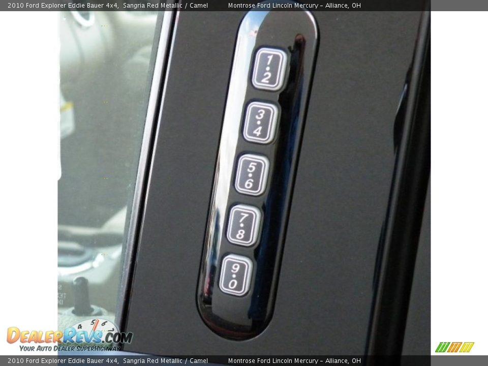 2010 Ford Explorer Eddie Bauer 4x4 Sangria Red Metallic / Camel Photo #32
