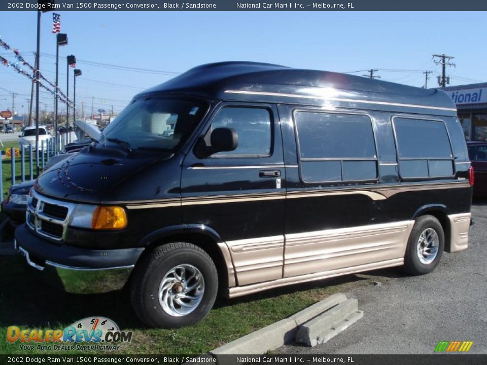 Front 3/4 View of 2002 Dodge Ram Van 1500 Passenger Conversion Photo #1
