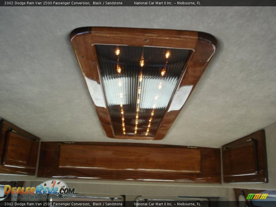 2002 Dodge Ram Van 1500 Passenger Conversion Black / Sandstone Photo #6