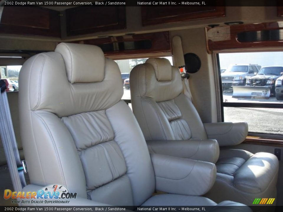 Sandstone Interior - 2002 Dodge Ram Van 1500 Passenger Conversion Photo #7