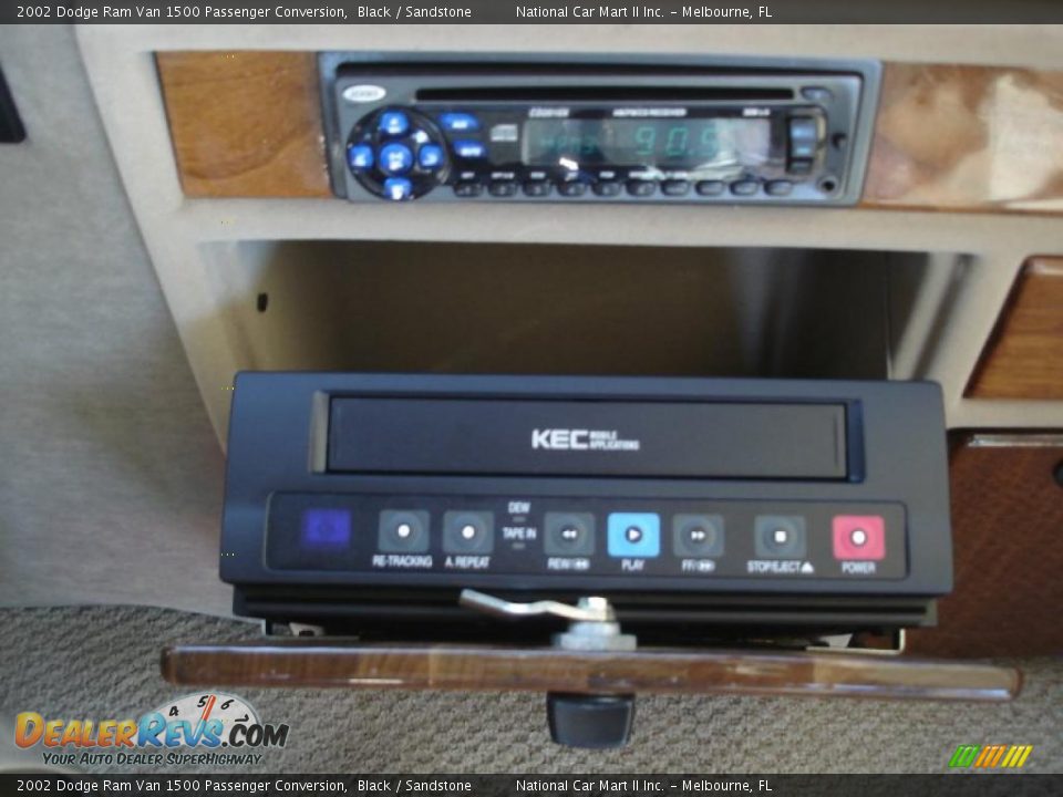 2002 Dodge Ram Van 1500 Passenger Conversion Black / Sandstone Photo #10