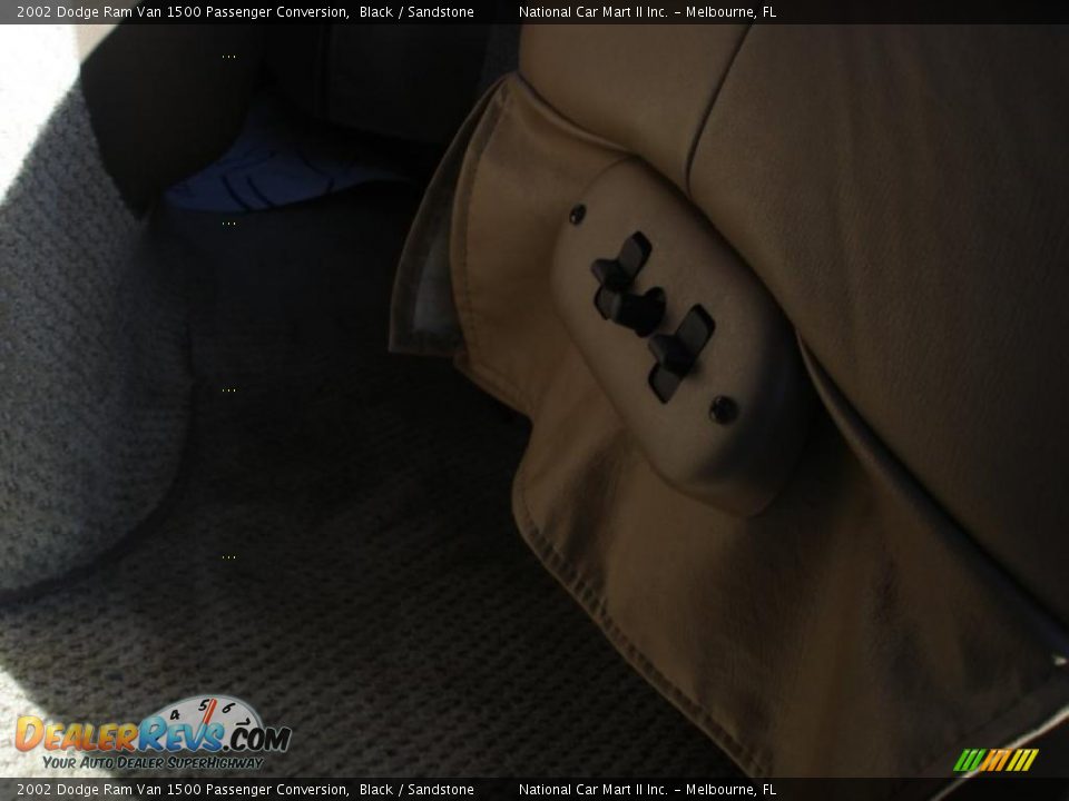 2002 Dodge Ram Van 1500 Passenger Conversion Black / Sandstone Photo #21