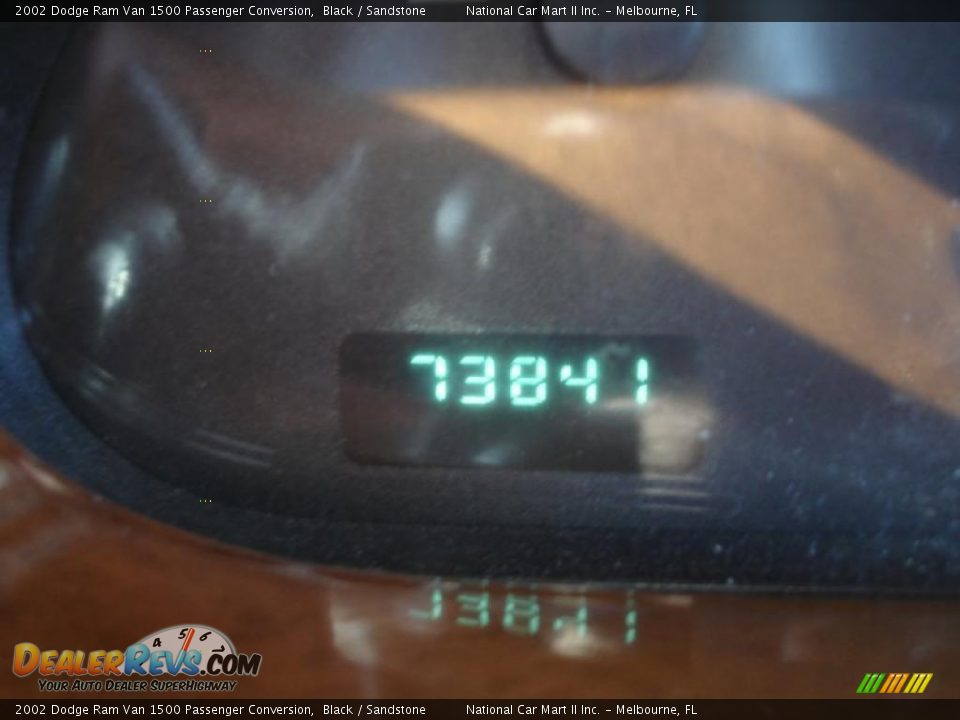 2002 Dodge Ram Van 1500 Passenger Conversion Black / Sandstone Photo #23