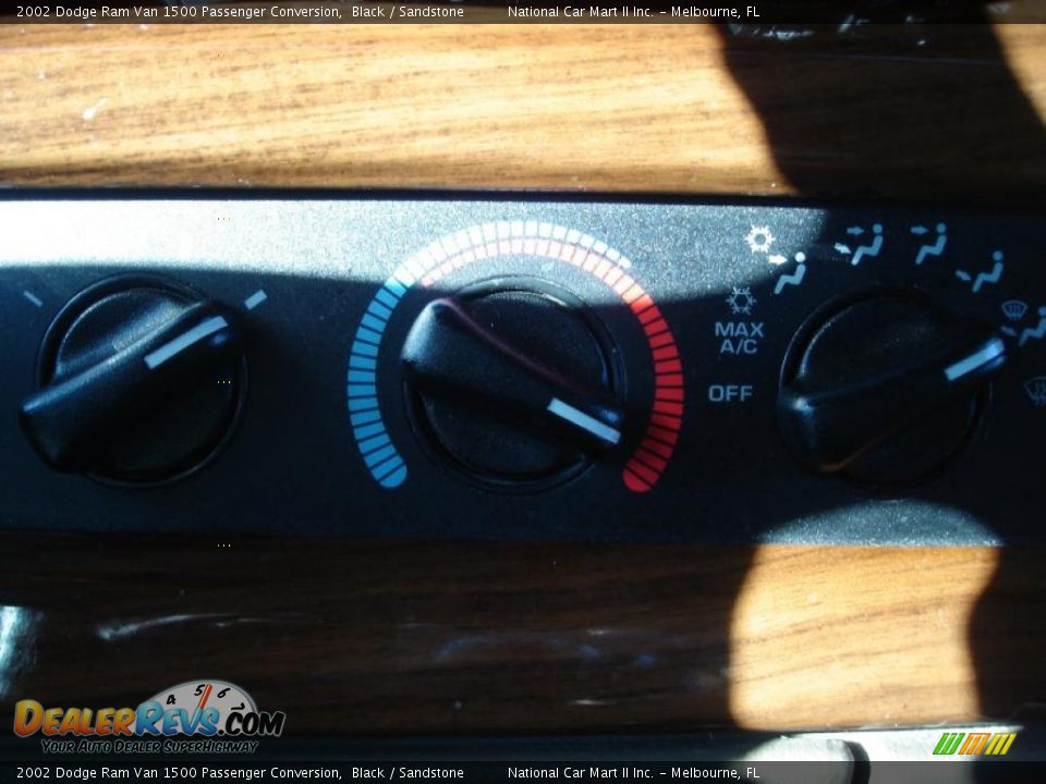 2002 Dodge Ram Van 1500 Passenger Conversion Black / Sandstone Photo #25
