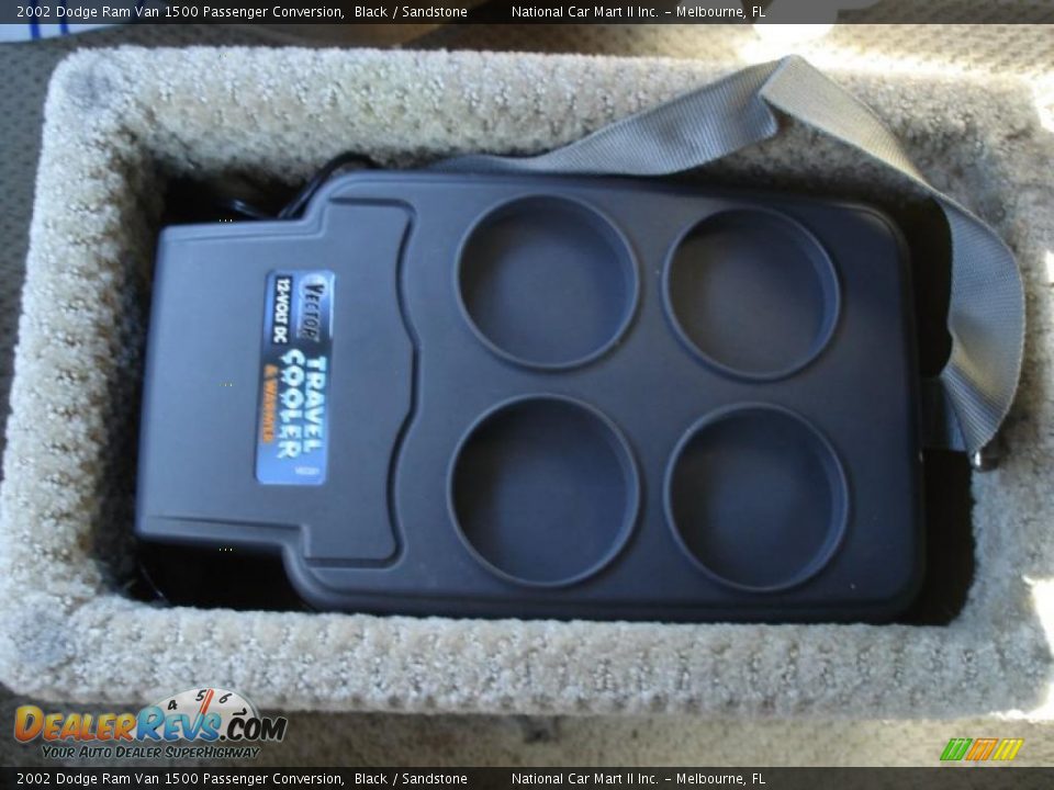 2002 Dodge Ram Van 1500 Passenger Conversion Black / Sandstone Photo #28