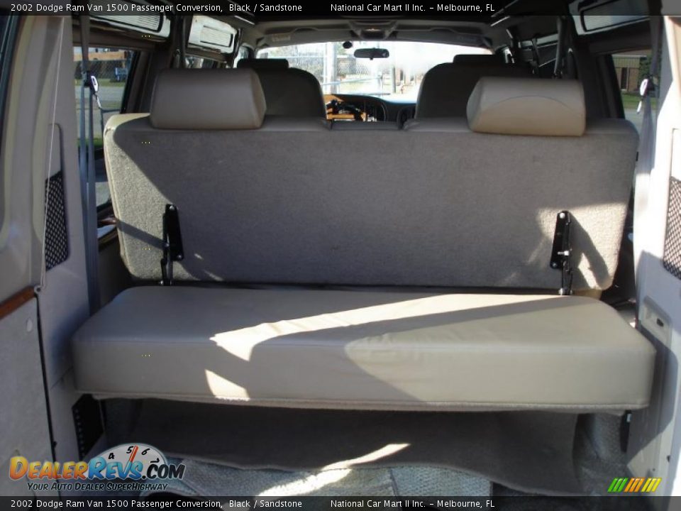 2002 Dodge Ram Van 1500 Passenger Conversion Black / Sandstone Photo #31