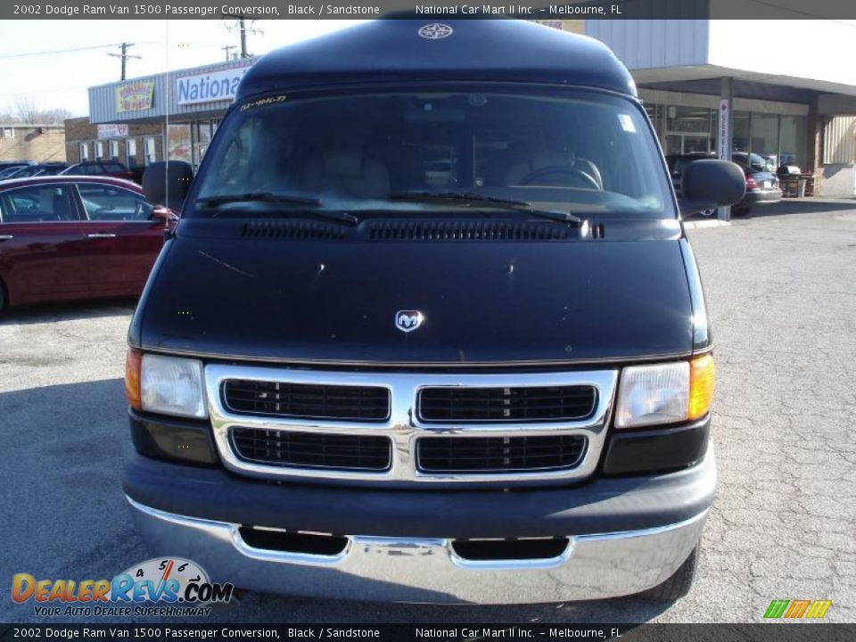 Black 2002 Dodge Ram Van 1500 Passenger Conversion Photo #35