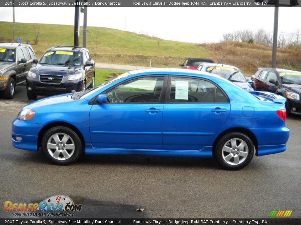 2007 toyota corolla speedway blue #7