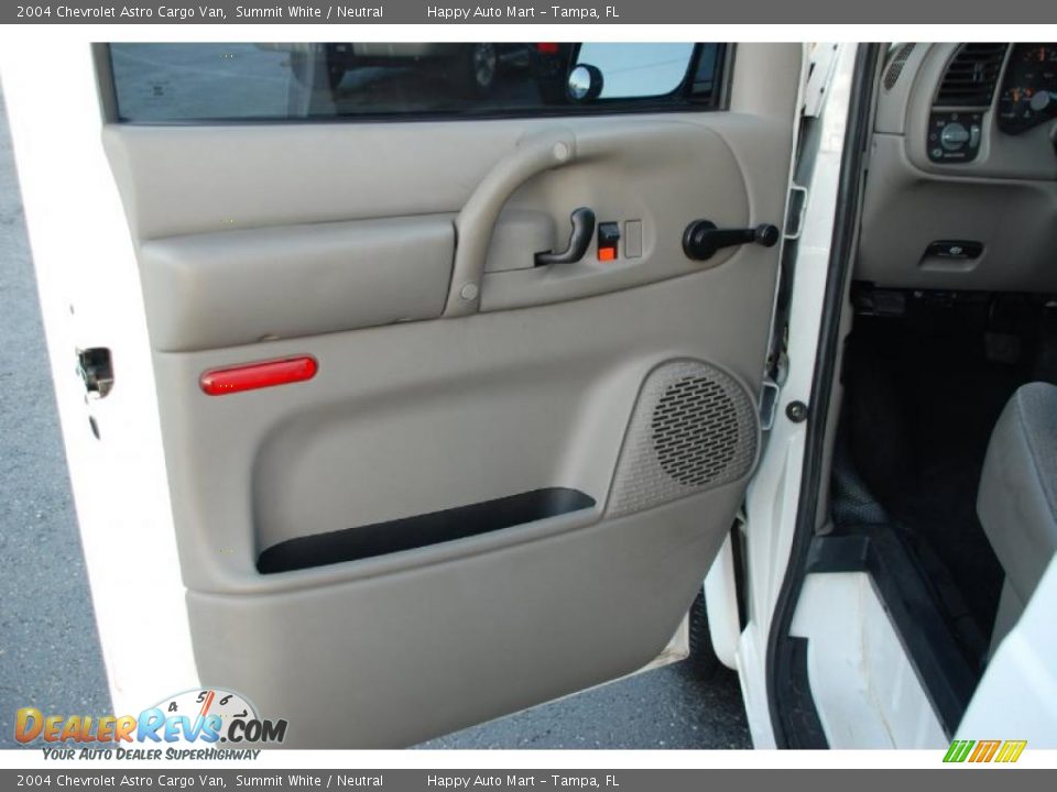 2004 Chevrolet Astro Cargo Van Summit White / Neutral Photo #26