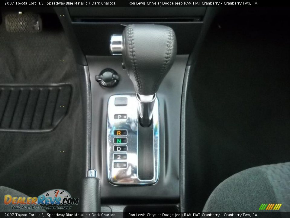 2007 Toyota Corolla S Speedway Blue Metallic / Dark Charcoal Photo #23