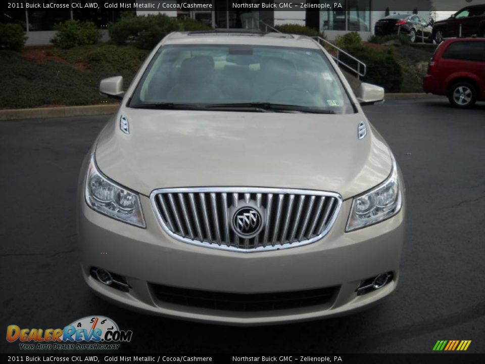 2011 Buick LaCrosse CXL AWD Gold Mist Metallic / Cocoa/Cashmere Photo #2