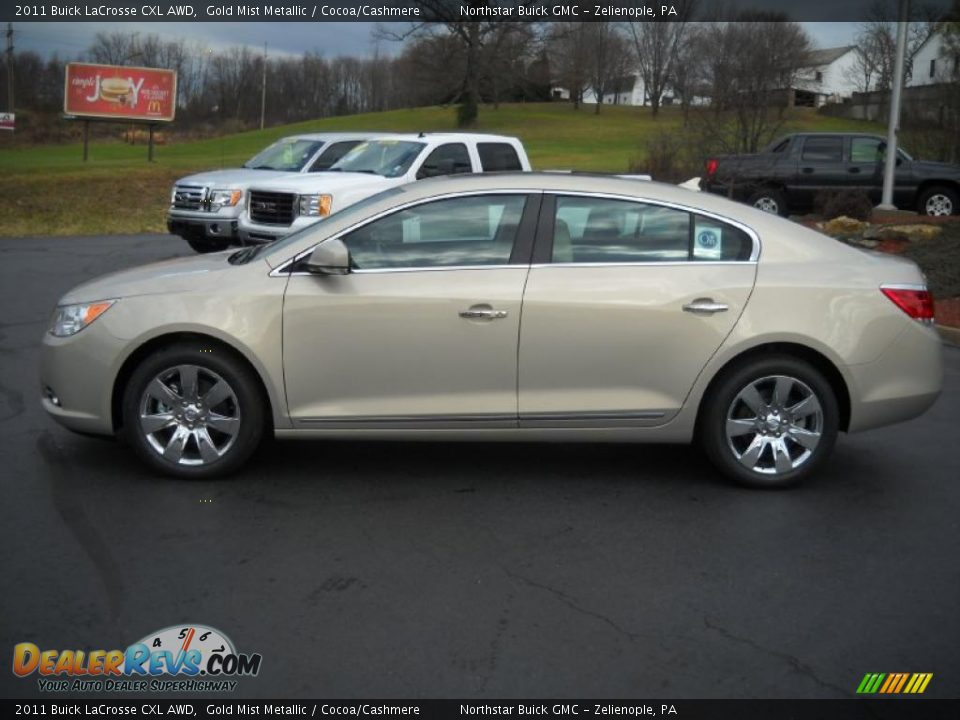 Gold Mist Metallic 2011 Buick LaCrosse CXL AWD Photo #8