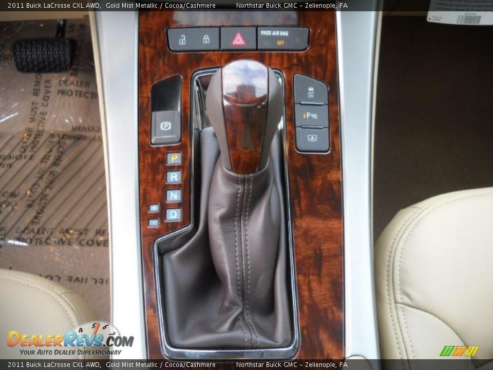 2011 Buick LaCrosse CXL AWD Shifter Photo #18