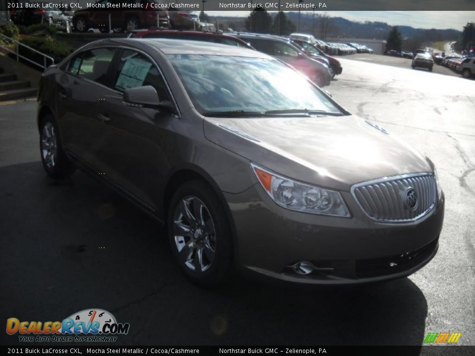 2011 Buick LaCrosse CXL Mocha Steel Metallic / Cocoa/Cashmere Photo #3