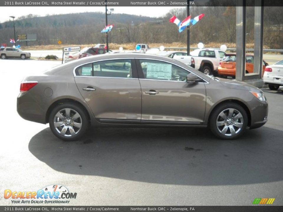 2011 Buick LaCrosse CXL Mocha Steel Metallic / Cocoa/Cashmere Photo #4