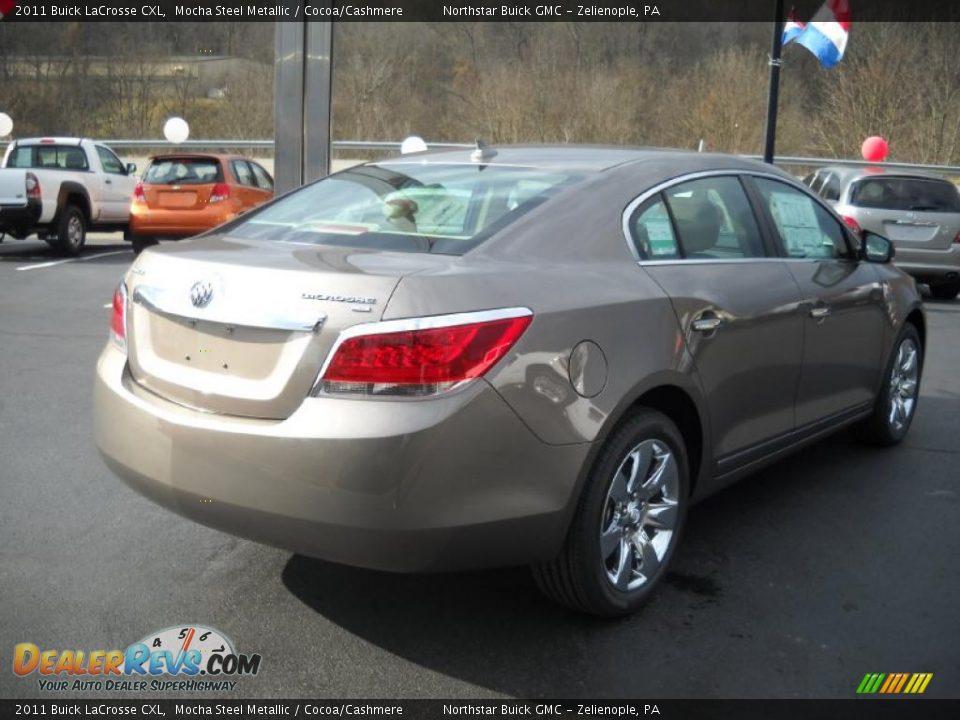 2011 Buick LaCrosse CXL Mocha Steel Metallic / Cocoa/Cashmere Photo #5