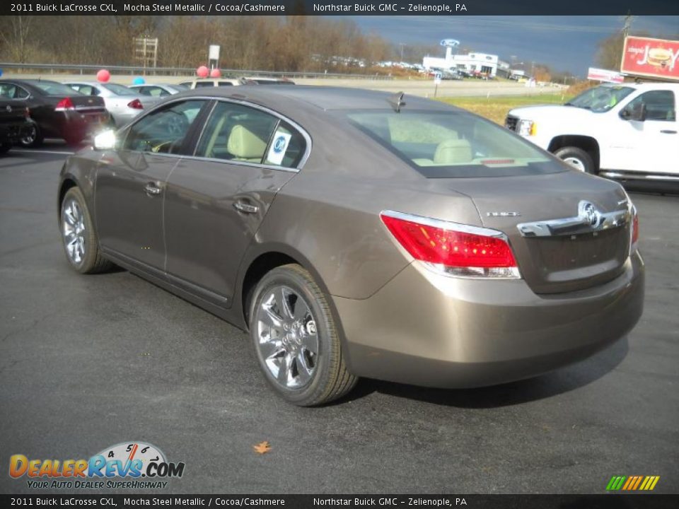 2011 Buick LaCrosse CXL Mocha Steel Metallic / Cocoa/Cashmere Photo #7