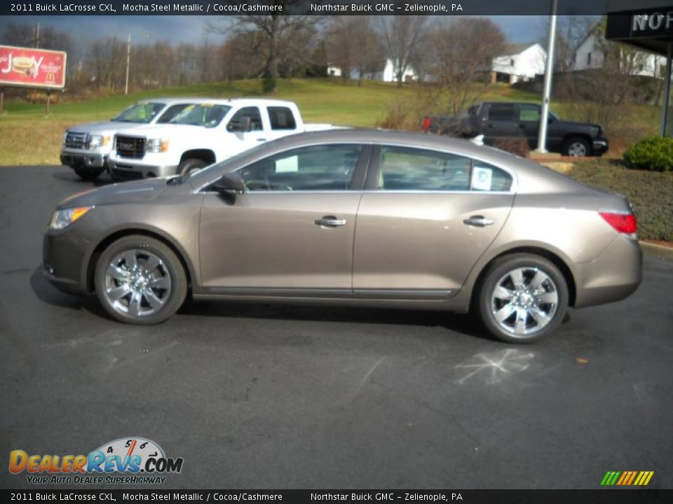 2011 Buick LaCrosse CXL Mocha Steel Metallic / Cocoa/Cashmere Photo #8