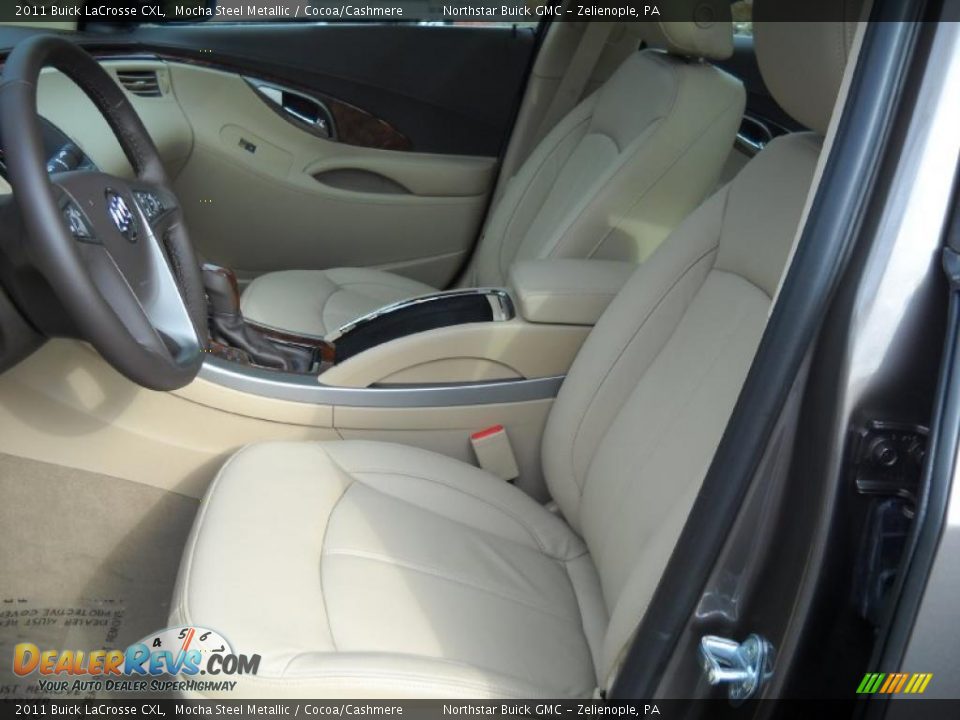 2011 Buick LaCrosse CXL Mocha Steel Metallic / Cocoa/Cashmere Photo #11