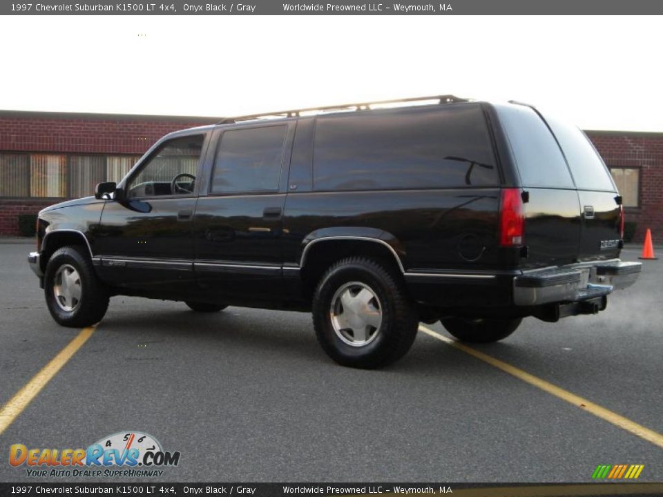 1997 Chevrolet Suburban K1500 LT 4x4 Onyx Black / Gray Photo #4