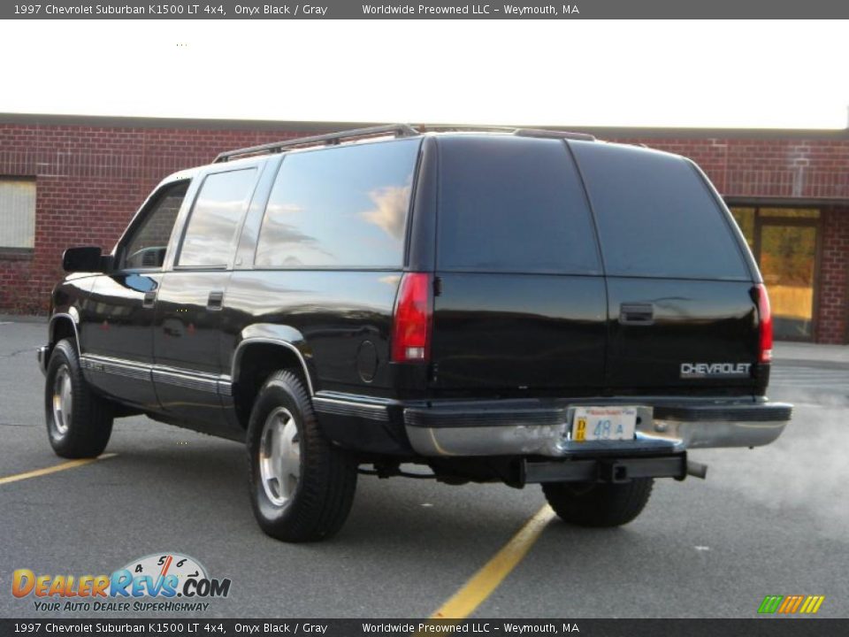 Onyx Black 1997 Chevrolet Suburban K1500 LT 4x4 Photo #5